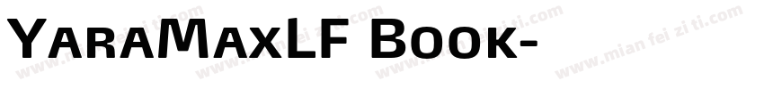 YaraMaxLF Book字体转换